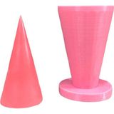 Rufusconcept Prizma ( Dairesel ) 3D Silikon Mum Kalıbı