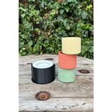 Rufusconcept Yaprak Desenli Dairesel Silikon Kap Kalıbı (100x80mm)(Kasnaklı)( 1 Adet )