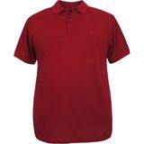 Rugatchi Büyük Beden Battal Boy Erkek Tişört Likralı Süprem Polo Yaka - 3XL - Bordo