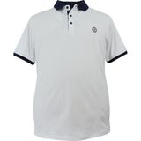 Rugatchi Büyük Beden Erkek Tişört Likralı Pike Polo Yaka - 3XL - Beyaz