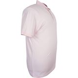 Rugatchi Büyük Beden Erkek Tişört Polo Yaka Likralı Pike Pembe - 3XL