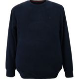 Rugatchi Erkek Büyük Beden Battal Boy Bisiklet Yaka Selanik Kazak Lacivert - 3XL