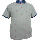 Rugatchi Erkek Büyük Beden Battal Boy Likralı Polo Yaka Tişört ( Beden Bilgisi Açıklama Bölümündedir ) - 3XL - Gri