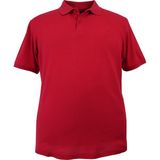 Rugatchi Erkek Büyük Beden Battal Boy Polo Yaka Düz Pike Tişört - 3XL - Kırmızı