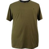 Rugatchi Erkek Büyük Beden Likralı Bisiklet Yaka Tişört - 3XL - Yeşil