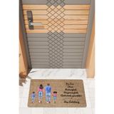 Rugmood Modern Dijtal Baskı Aile Bu Eve Stres Getirmek Yasak Kapı Önü Paspası
