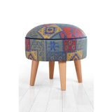 Rugrev Kilim Puf, Mavi