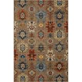 rugs modern Açık Kahve Temalı Çok Renkli Motifli Etnik Figür Desenli Vintage Dekoratif Halı 3985, 140 x 200