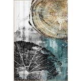 rugs modern Ağaç Kütük Temalı Desenli Dekoratif ve Yıkanabilir Halı miravip9312, 75 x 200
