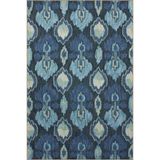 rugs modern Akış Temalı Mavi Baklavalı Dekoratif ve Dokuma Taban Halı 4327, 140 x 200
