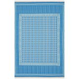 rugs modern Bahama Çok Renkli Otantik Mavi Beyaz Desenli Kilim 303, 120 x 180