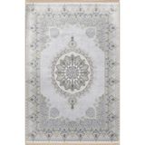 rugs modern Bej Gri Temalı Geleneksel Motif Etnik Desenli Kreatif Vintage Dekoratif Halı 2391, 80 x 150