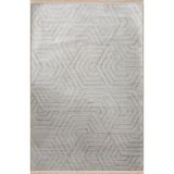 rugs modern Bej Gri Temalı Geometrik Desenli Kreatif Modern Dekoratif Halı 2808, 140 x 200