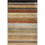rugs modern Bej Renginde Düz Çizgi Desenli Dokuma Taban Halı 4093, 75 x 150