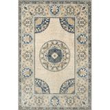 rugs modern Bej Temalı Çok Renkli Motifli Etnik Çiçek Desenli Vintage Dekoratif Halı 3885, 140 x 200