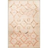 rugs modern Bej Temalı Soyut Geleneksel Motif Desenli Dekoratif Halı 1918, 140 x 200