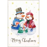 rugs modern Bej Yılbaşı Temalı Merry Christmas Yazılı Kardan Adam Aile Desen Modern Dekoratif Halı 2241, 100 x 250