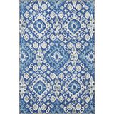 rugs modern Beyaz Mavisi Yuvarlak Baklavalı Dekoratif Yıkanabilir Halı miravip8978, 120 x 180
