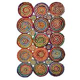 rugs modern Bolero Jüt El Örgüsü Dikdörtgen Multy Çok Renkli Halı 120x180 D6-2211, 120 x 180