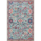 rugs modern Botanik Turuncu Geometrik Temalı Desenli Dokuma Taban Halı Ve Yıkanabilir Halı Aloha37, 150 x 150