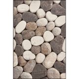 rugs modern Çakıl Taşlı Desenli Dokuma Taban Halı ve Yıkanabilir Halı miravip10361, 140 x 200