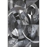 rugs modern Cam Kristal Desenli Dokuma Taban Halı Ve Yıkanabilir Halı Miravip9811, 100 x 100