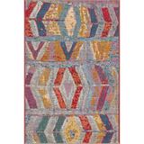 rugs modern Çapraz Karışık Renkli Şekilli Desenli Dekoratif Yıkanabilir Halı miravip8442, 140 x 200