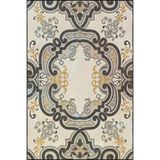 rugs modern Çiçekli Geometrik Temalı Desenli Dokuma Taban Halı ve Yıkanabilir Halı miravip9974, 140 x 200