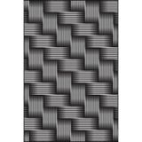 rugs modern Çizgi Biçimli Dikdörtgenli Temalı Desenli Dokuma Taban ve Yıkanabilir Halı miravip9538, 140 x 200