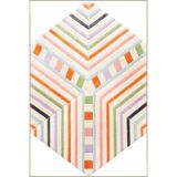 rugs modern Çizgili ve Altıgen Geometrik Desenli Dekoratif Halı 4084, 140 x 200
