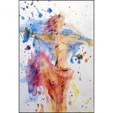 rugs modern Çizimli Kız Çocuğu Desenli Dekoratif ve Dokuma Taban Yıkanabilir Halı miravip8843, 140 x 200