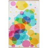 rugs modern Çok Renkli Boya Damlası Daire Şekil Desenli Kreatif Modern Dekoratif Halı 2160, 100 x 200
