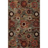 rugs modern Çok Renkli Çiçek Motifli Etnik Figür Desenli Vintage Dekoratif Halı 3945, 140 x 200