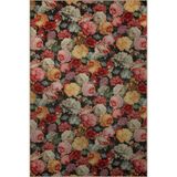 rugs modern Çok Renkli Çiçek ve Gül Desenli Kreatif Modern Dekoratif Halı 2692, 140 x 200