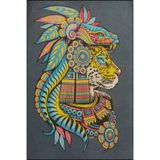 rugs modern Çok Renkli Ejderha Animal Bird Desenli Dekoratif Yıkanabilir Halı miravip8695, 140 x 200