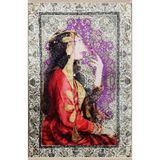 rugs modern Çok Renkli Etnik Motifli Soyut Kadın Portre Desenli Kreatif Modern Dekoratif Halı 2497, 155 x 230