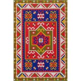 rugs modern Çok Renkli Geleneksel Motif Etnik Desenli Vintage Dekoratif Halı 4670, 140 x 200