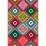rugs modern Çok Renkli Geleneksel Motif Etnik Desenli Vintage Dekoratif Halı 4675, 140 x 200