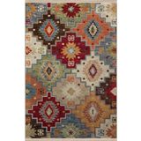 rugs modern Çok Renkli Geometrik Şekil Motif Desenli Kreatif Modern Dekoratif Halı 2430, 140 x 200