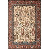 rugs modern Çok Renkli Geyik ve Floral Çiçek Motifleri Desenli Vintage Dekoratif Halı 5221, mira5221-140x200