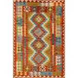 rugs modern Çok Renkli Hasır Tema Geometrik Motif Desenli Vintage Dekoratif Halı 5223, 75 x 300