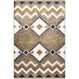 rugs modern Çok Renkli İskandinav Tasarım Geometrik Şekil Desenli Kreatif Vintage Dekoratif Halı 2644, 120 x 180