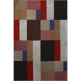 rugs modern Çok Renkli Karma Geometrik Desenli Kreatif Modern Dekoratif Halı 3123, 140 x 200
