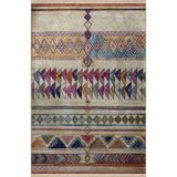 rugs modern Çok Renkli Karma Geometrik Desenli Saçaklı Vintage Dekoratif Halı 3114, 140 x 200