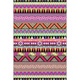 rugs modern Çok Renkli Karma Geometrik Şekil Desenli Etnik Vintage Dekoratif Halı 4673, 140 x 200