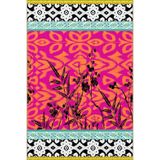 rugs modern Çok Renkli Karma Motifler ve Çiçek Desenli Vintage Dekoratif Halı 5075, 140 x 200