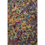 rugs modern Çok Renkli Kristal Geometrik Desenli Kreatif Modern Dekoratif Halı 3022, 100 x 150