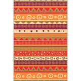 rugs modern Çok Renkli Motifli Etnik Figür Desenli Vintage Dekoratif Halı 3848, 140 x 200