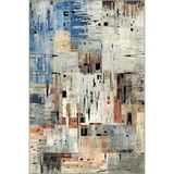 rugs modern Çok Renkli Soyut Abstract Desenli Kreatif Modern Dekoratif Halı 3510, 140 x 200