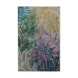 rugs modern Çok Renkli Soyut Bitki Yaprakları Desenli Kreatif Modern Dekoratif Halı 5267, 140 x 200